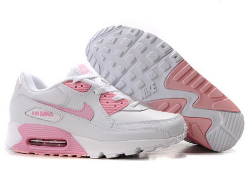 Nike Air Max 90 Womens White Pink On Sale